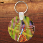 ティール(緑がかった色)トンフライオンセッジ キーホルダー (正面)