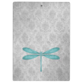 ティール(緑がかった色)トンフライダマスク クリップボード (裏面)