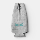 ティール(緑がかった色)トンフライダマスク ボトルクーラー (裏面)