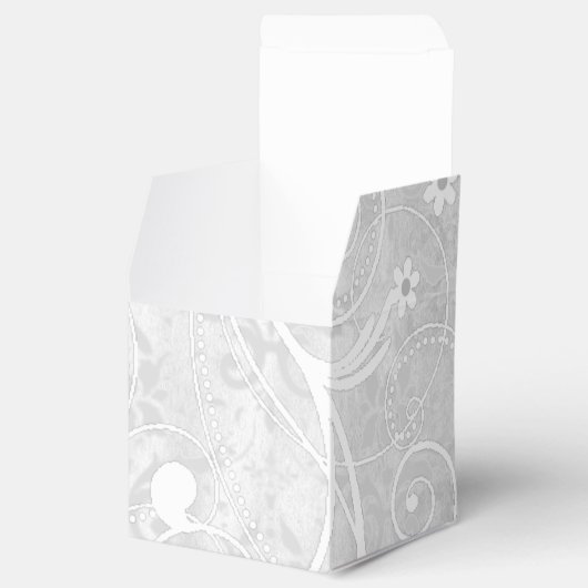 ティール（緑がかった色）トンボ結婚式の引き出物箱 フェイバーボックス (オープン)