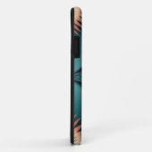 ティール(緑がかった色)ナバジョピーチ日が差すこと Case-Mate iPhoneケース (裏面/右)