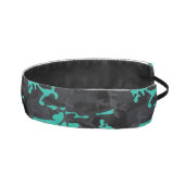 ティール（緑がかった色）ハイライト迷彩柄 アスレチックヘッドバンド (右)