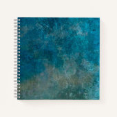 ティール（緑がかった色）ハードカバー付き角丸仕訳 ノートブック (正面)