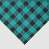 ティール（緑がかった色）バッファローカントリーランバージャックプレイド 薄葉紙 (詳細)