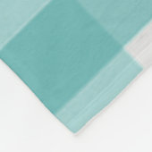 ティール(緑がかった色)バッファロープレイドファームカウズフリースブランケット フリースブランケット (角)