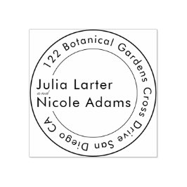 ティール（緑がかった色）パープルイエロー春メドウフラワー結婚ズ ラバースタンプ