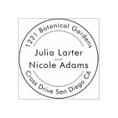 ティール（緑がかった色）パープルイエロー春メドウフラワー結婚ズ ラバースタンプ (インプリント)