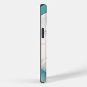 ティール(緑がかった色)ヒトデとサンドドルビーチイ Case-Mate iPhoneケース (裏面 / 右)