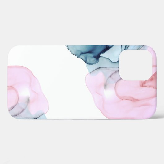 ティール(緑がかった色)&ピンクエテリアアルインキーファンタジートレンディーグラム Case-Mate iPhoneケース (裏面 (横))