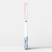 ティール(緑がかった色)&ピンクエテリアアルインキーファンタジートレンディーグラム Case-Mate iPhoneケース (裏面 / 左)