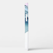 ティール(緑がかった色)&ピンクエテリアアルインキーファンタジートレンディーグラム Case-Mate iPhoneケース (裏面 / 右)