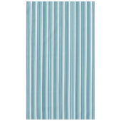 ティール(緑がかった色)ピンストライプのクリスマスパターン#28 ID1009 テーブルクロス (正面)