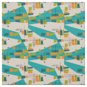 ティール（緑がかった色） ファブリック (見本)