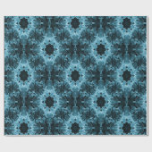 ティール（緑がかった色）フェンス….. ラッピングペーパー (フラット)