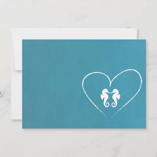 ティール（緑がかった色）フロリ結婚ダの写真ありがとう サンキューカード (裏面)