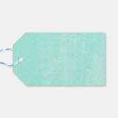 ティール（緑がかった色）フローラキンセアニェラ ギフトタグ (裏面横)