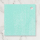 ティール（緑がかった色）フローラキンセアニェラ フェイバータグ (裏面)