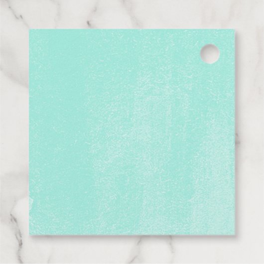 ティール（緑がかった色）フローラキンセアニェラ フェイバータグ (裏面)