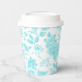 ティール（緑がかった色）フローラトール 紙コップ (左)