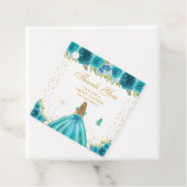 ティール（緑がかった色）フローラブロンドヘアプリンセスSweet sixteen フェイバータグ (インサイチュ)