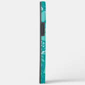 ティール（緑がかった色）フローラプライド&偏見本科引用文 Case-Mate iPhoneケース (裏面 / 右)