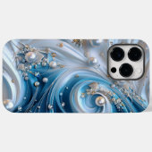 ティール(緑がかった色)ブかわいらしルーアクアターコイズジオードロックケース – Ma Case-Mate iPhoneケース (裏面 (横))