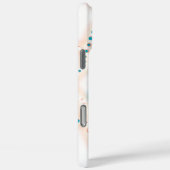 ティール(緑がかった色)&ブラウンパステル Case-Mate iPhoneケース (裏面 / 右)