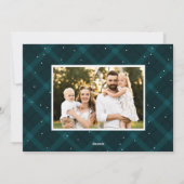 ティール(緑がかった色)ブラシ付きプレイド3写真 シーズンカード (裏面)