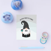 ティール(緑がかった色)&ブラック格言ハッピーホリデイズ チラシ (シングル)