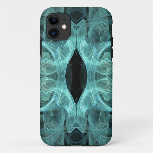 ティール(緑がかった色)&ブラックiPhone 5ケースメイトKolly There Case-Mate iPhoneケース (裏面)