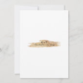 ティール（緑がかった色）&ブルゴーニュ水カラー結婚式招待状 招待状 (裏面)