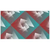 ティール（緑がかった色）ブルゴーニュ白 テーブルクロス (正面(横))