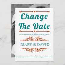 ティール（緑がかった色）ブルーと錆び日付発表の変更