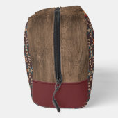 ティール(緑がかった色)ブルーグリーンオレンジレッドタウペベージュトリバルアート ドップキット (右)