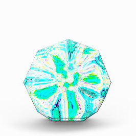 ティール（緑がかった色）ブルーグリーン波バブル抽象芸術カラフル クール フォトブロック