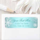 ティール(緑がかった色)ブルースノーフレーク ラベル (インサイチュ)