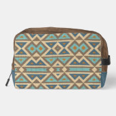 ティール(緑がかった色)ブルーターコイズオレンジブラウントライバルアート ドップキット (裏面)