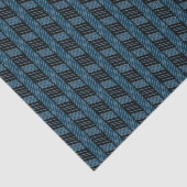 ティール（緑がかった色）ブルーパターン抽象芸術幾何民族部族 薄葉紙 (詳細)