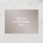 ティール（緑がかった色）ブルーパームツリー名刺 名刺 (裏面)