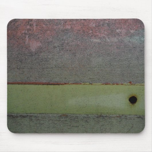 ティール(緑がかった色)ブルーピンクグリーン マウスパッド (正面)