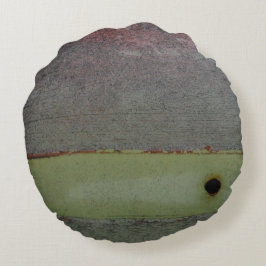 ティール（緑がかった色）ブルーピンクグリーン ラウンドクッション