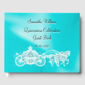 ティール(緑がかった色)プリンセスコーチ&ウズキンチェニェラ ゲストブック (正面)