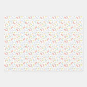 ティール（緑がかった色）ホームスウィートニューホーム – テキサス州 ラッピングペーパーシート (正面3)