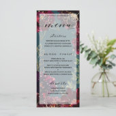 ティール(緑がかった色)ボルドージュエル結婚トーン2 メニュー (スタンド正面)