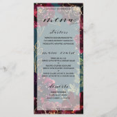 ティール(緑がかった色)ボルドージュエル結婚トーン2 メニュー (正面)