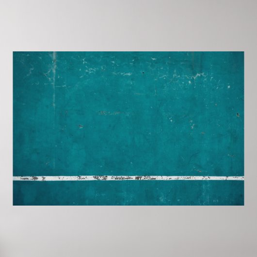 ティール(緑がかった色) ポスター (正面)