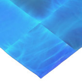 ティール(緑がかった色)&マウヴ抽象芸術フラクタルアート テーブルクロス (アングル)