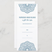 ティール(緑がかった色)マンダラヨガヘンナアーティスト霊気スパギフトセレクトショップ (正面/裏面)