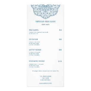 ティール（緑がかった色）マンダラヨガ霊気マッサージ手垂曼荼羅 ラックカード