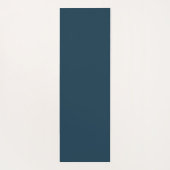 ティール（緑がかった色）マンダラ模様 ヨガマット (裏面)